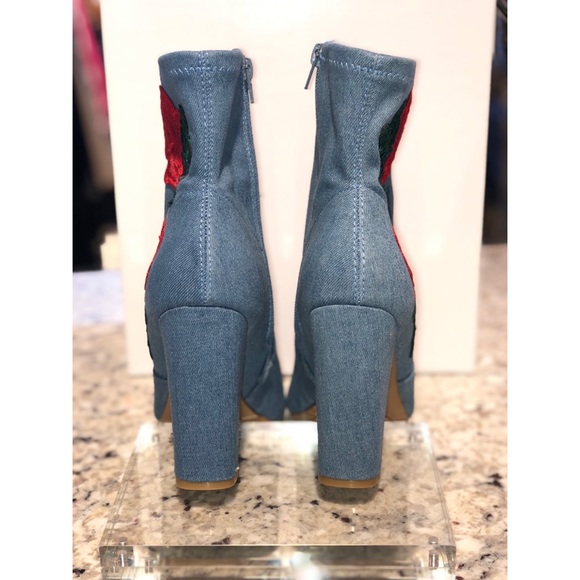 Blue Denim Booties 🌹✨ Living 21s 💋 - Picture 4 of 4